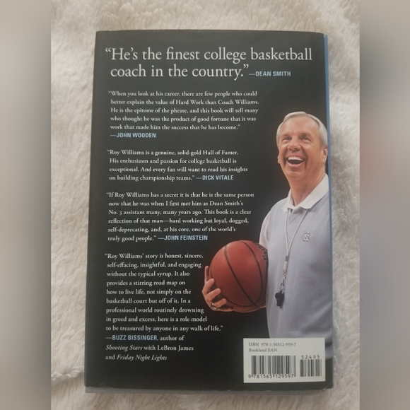 UNC Roy Williams book-Hardwork - Picture 2 of 2